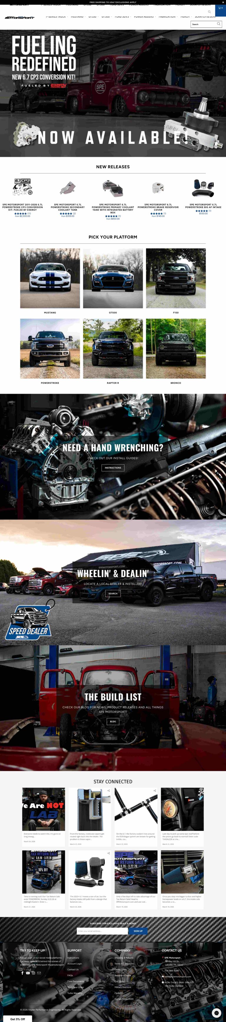 Snyder Performance Engineering